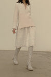 SWAYING/KNIT Gradient pattern big swing skirt SW202XZ09